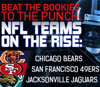 Beat the bookies to the punch: NFL teams on the rise