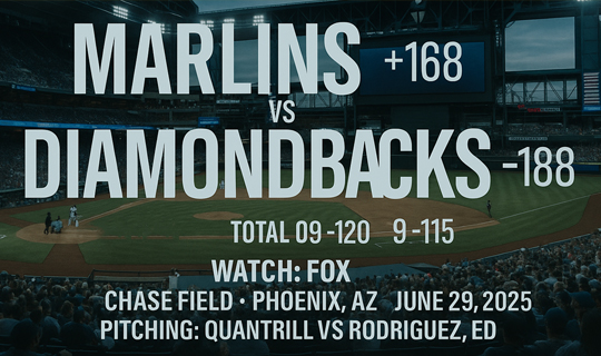 Betting Consensus MLB Betting Consensus Miami Marlins vs Arizona Diamondbacks | Top Stories by Sportshandicapper.com