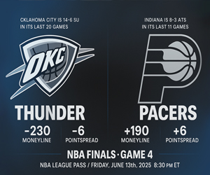 NBA Betting Playoffs OKC Thunder vs Indiana Pacers Game 4