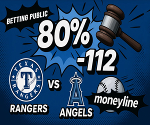 MLB Betting Consensus Texas Rangers vs Los Angeles Angels